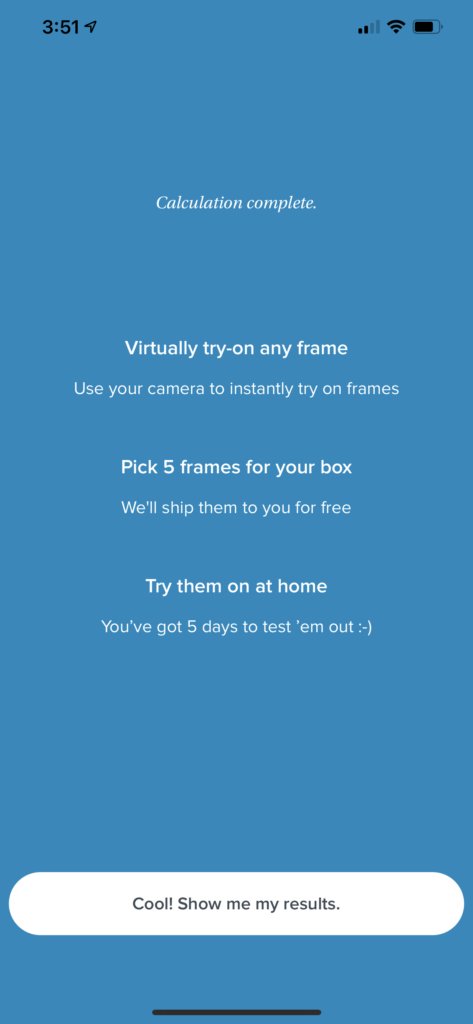 Warby Parker Frame Quiz