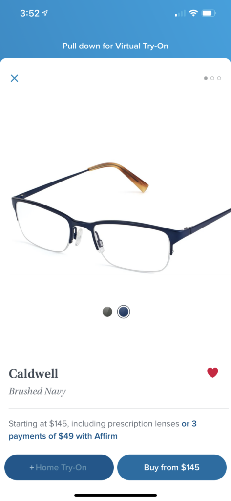 Warby Parker Caldwell Frames