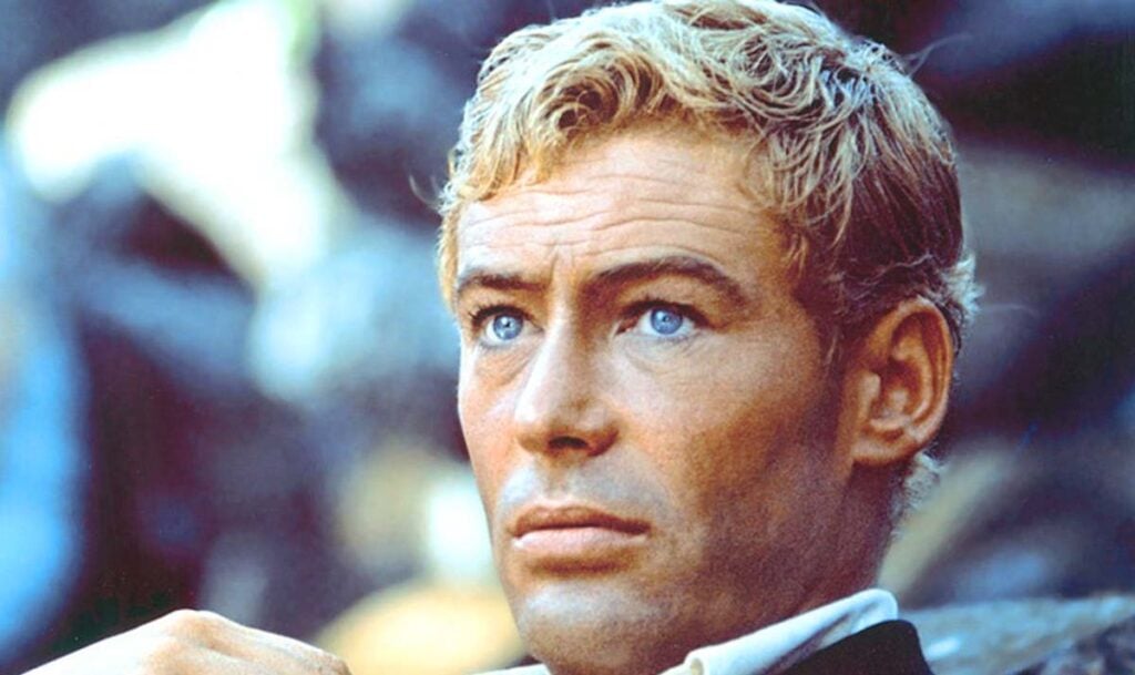 Peter Otoole's blue eyes