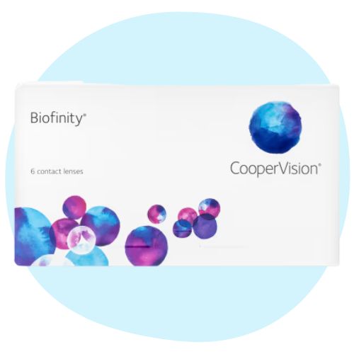 Biofinity monthly contact lenses
