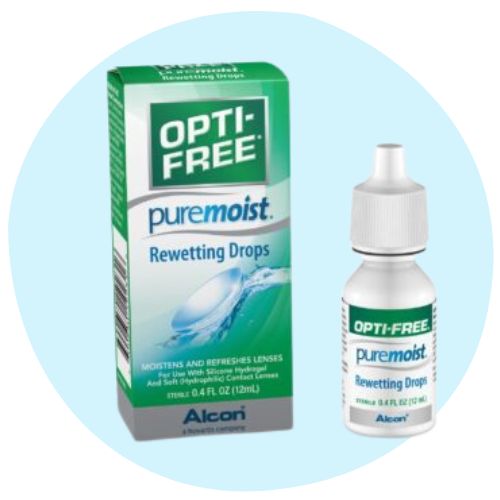Opti-Free Puremoist rewetting drops
