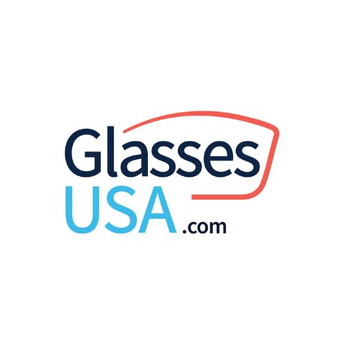 GlassesUSA product background graphic