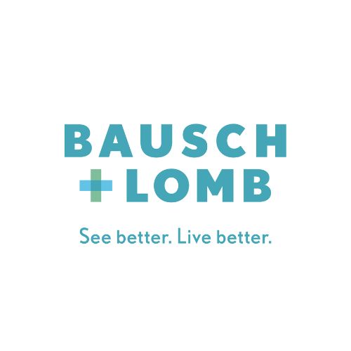 Bausch + Lomb contact lens brand graphic