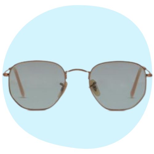 Ray-Ban Hexagonal Flat Lenses Sunglasses