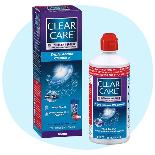Clear Care cleaning and disinfecting solution