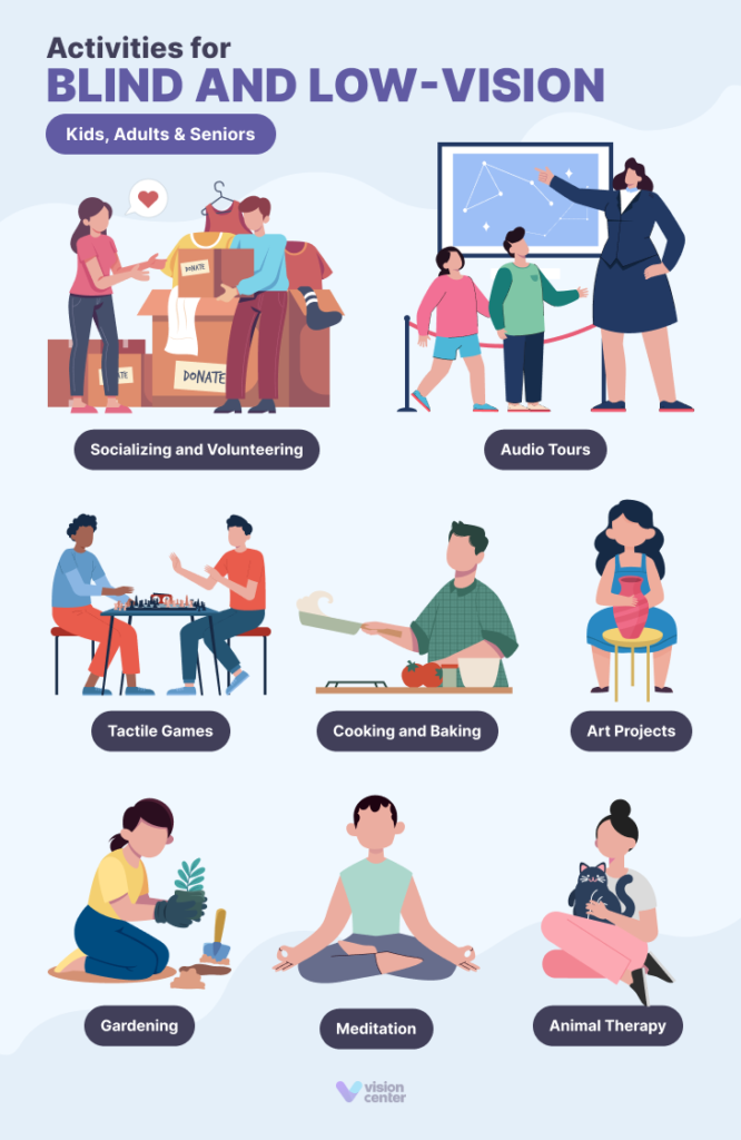 activities for blind and low vision