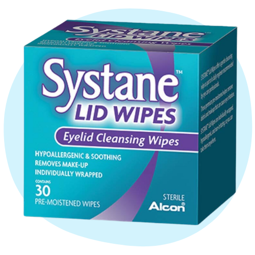 SYSTANE Lid Wipes package