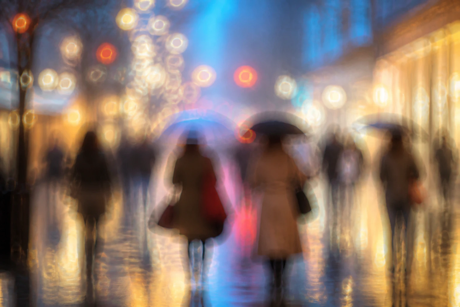 Blurry vision depiction