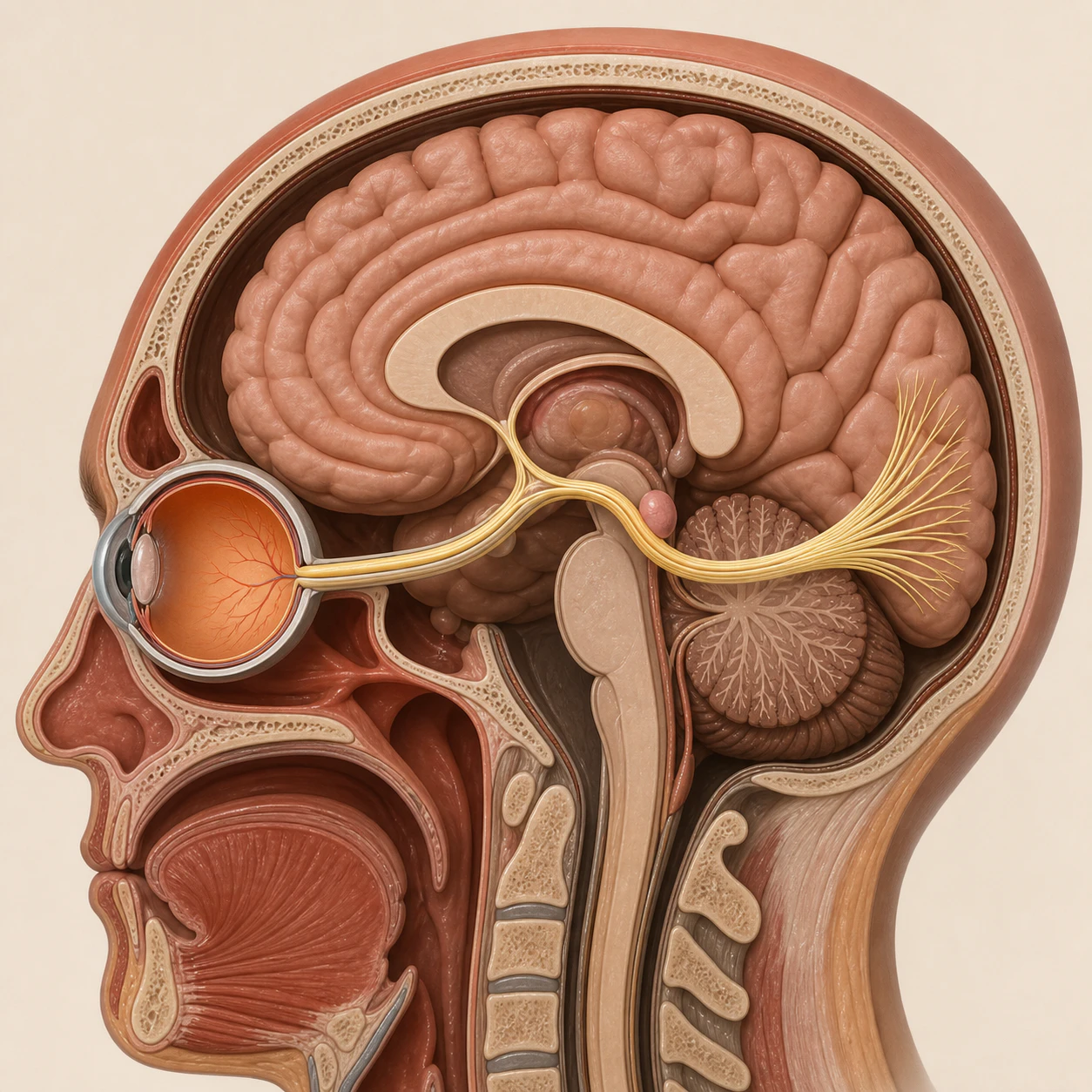 optic nerve