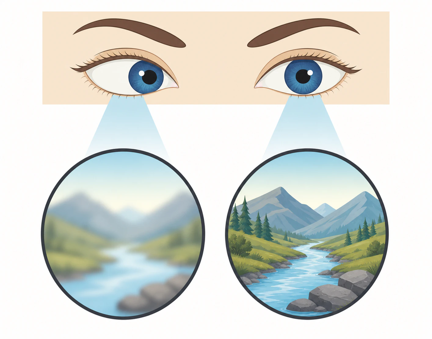 lazy eye diagram