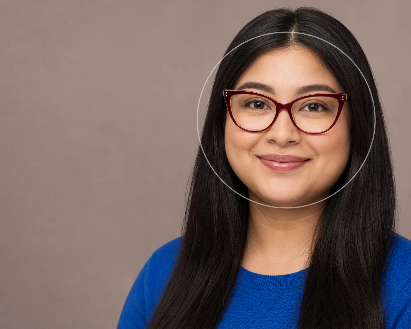 Face shape women round sm