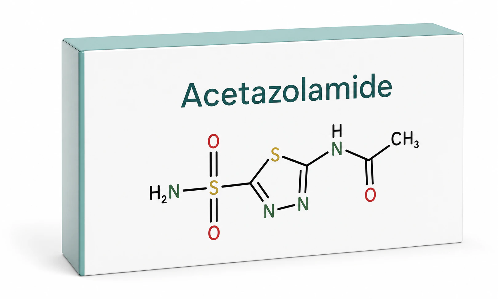 Acetazolamide Molecule in a Box
