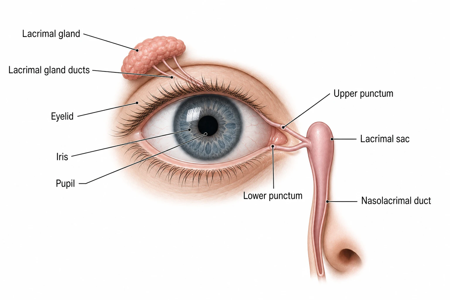 Eye Anatomy Lacrimal Glands