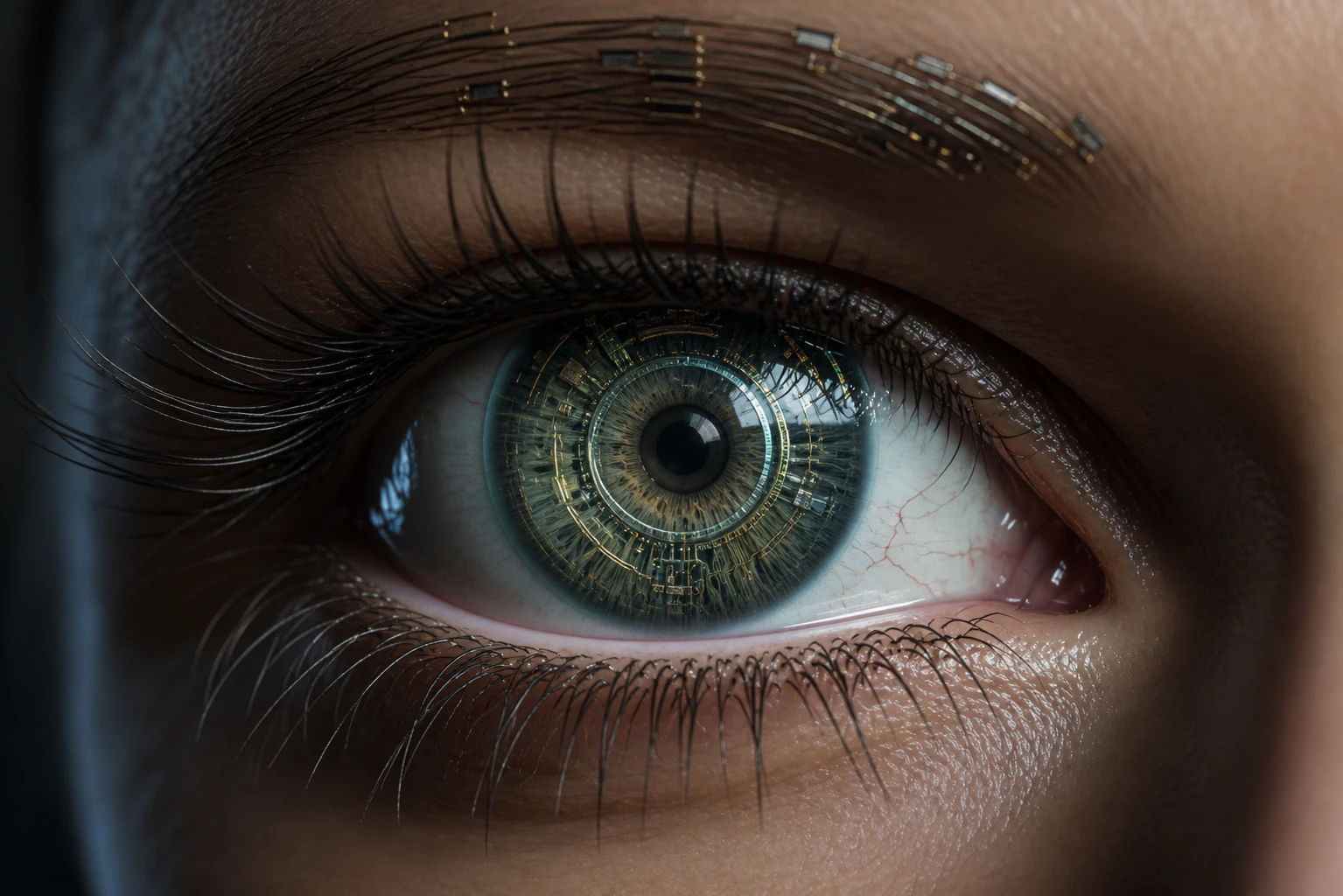 Bionic Eye AI Generated Illustration