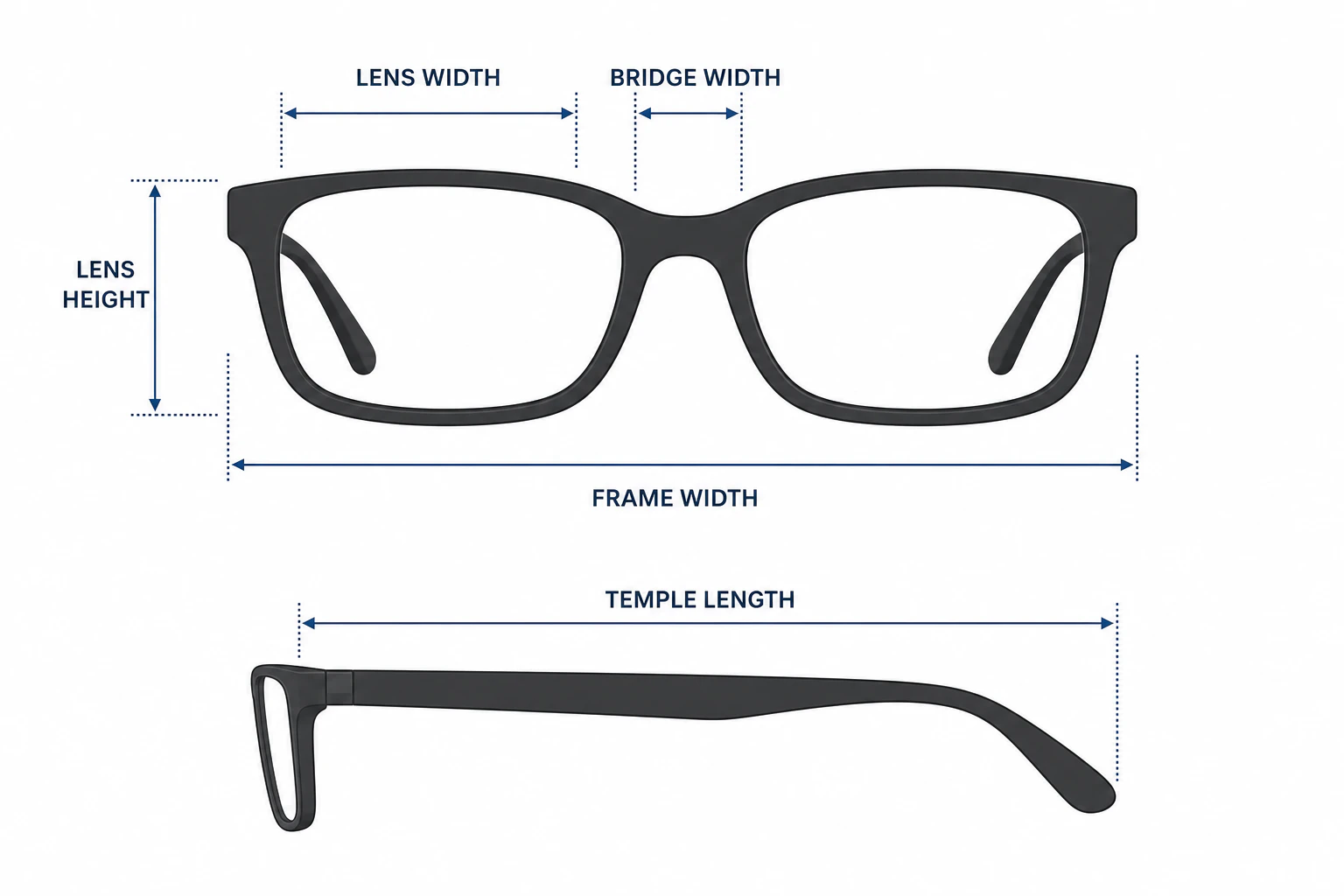Small Glasses Frame Size