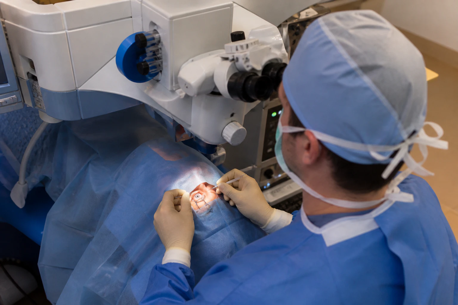 LASIK ophthalmology operation for farsightedness