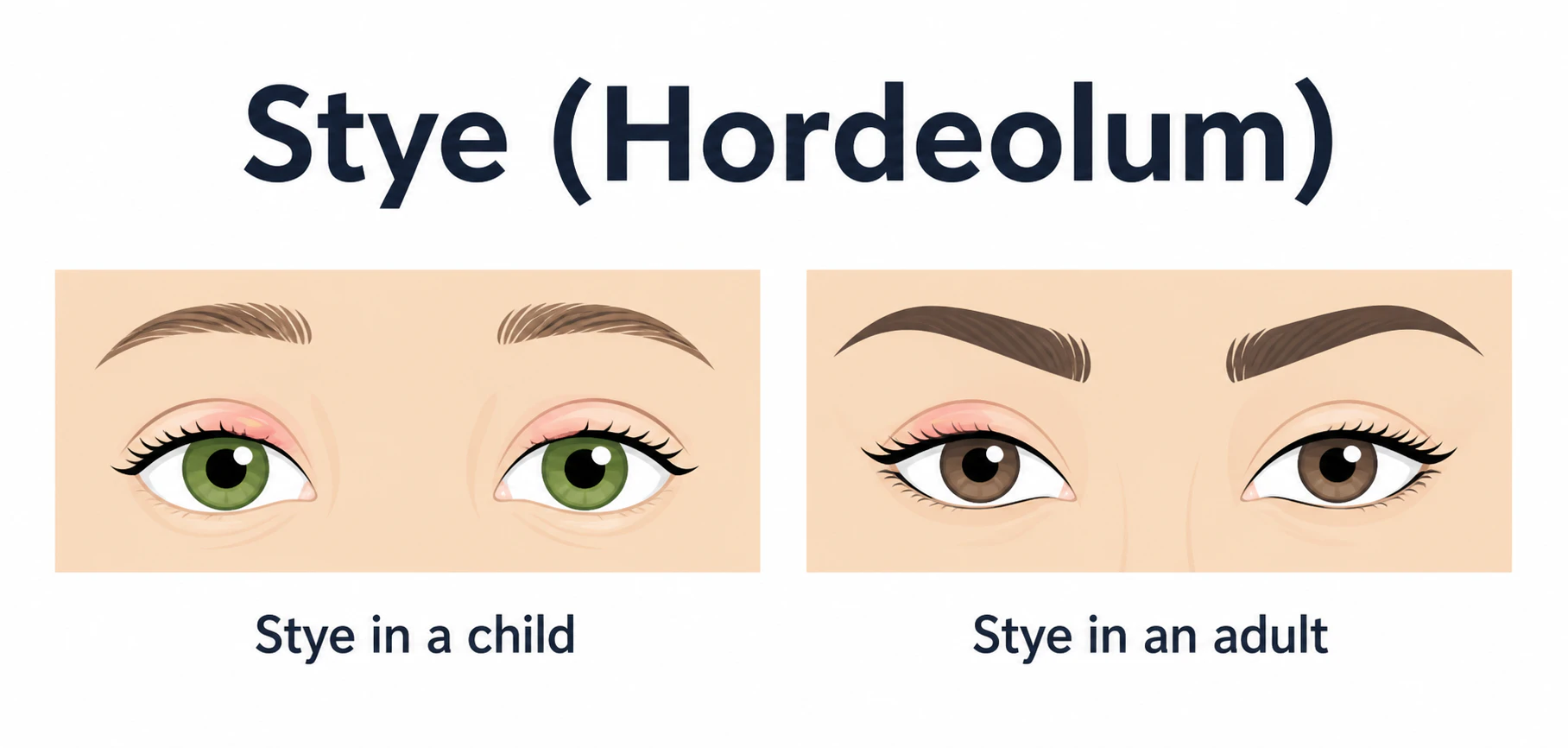 Eye styes illustration