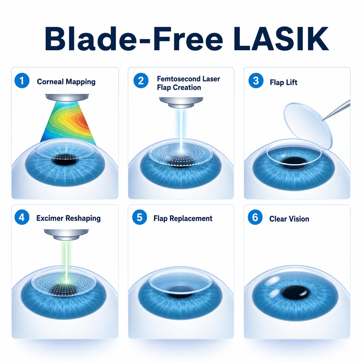 Bladeless Blade Free LASIK illustration Vision Center