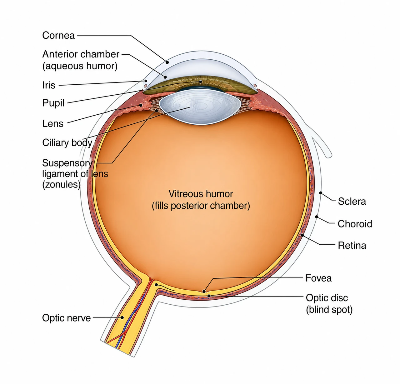 Vitreous humor body