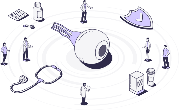 Eye care illustration